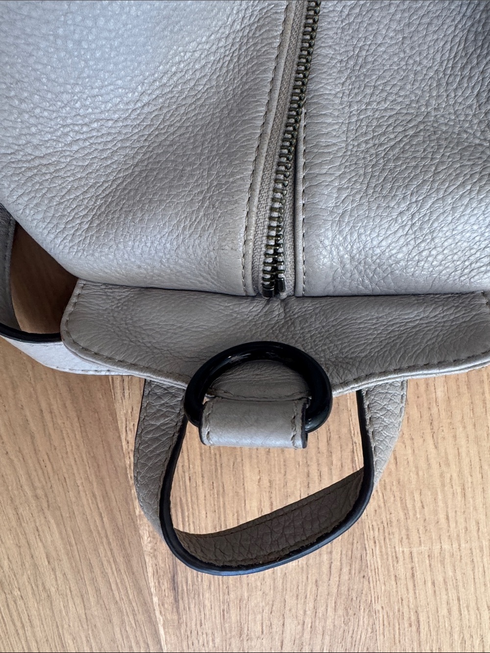 Rebecca Minkoff Taupe Leather Backpack - Picture 10 of 11